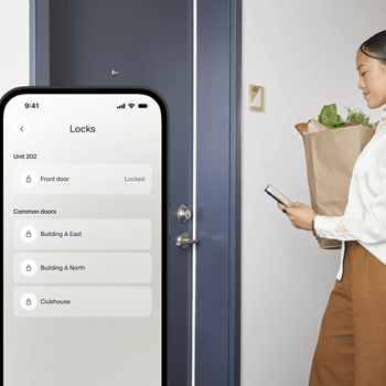 Smart thermostat & door locks